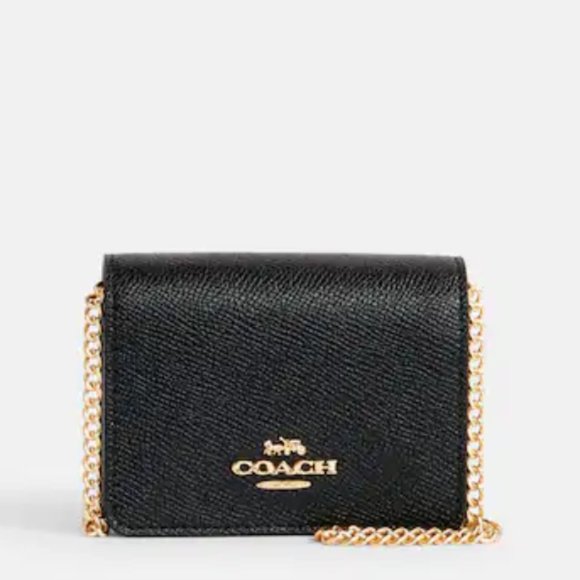 Coach - Mini Wallet With Chain (NWT) - Picture 1 of 8